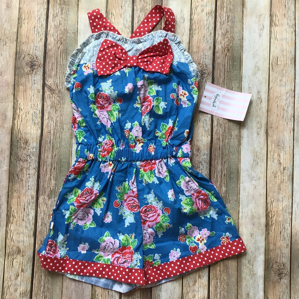 NWT Persnickety Floral Strawberry Chloe Jumper